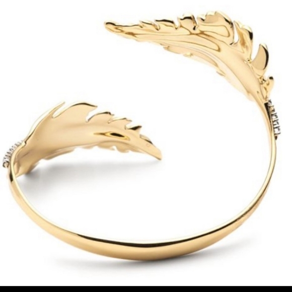 NWOT ALEXIS.BITTAR GOLD CUFF 10k GOLD rhodium plated NWOT - Picture 4 of 13